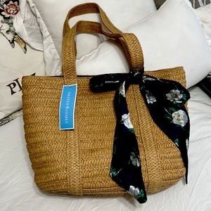 Brand New With Tags Draper James Straw everyday bag